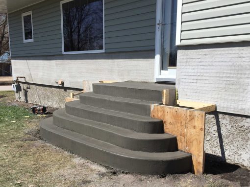 Curved Coloured Stairs